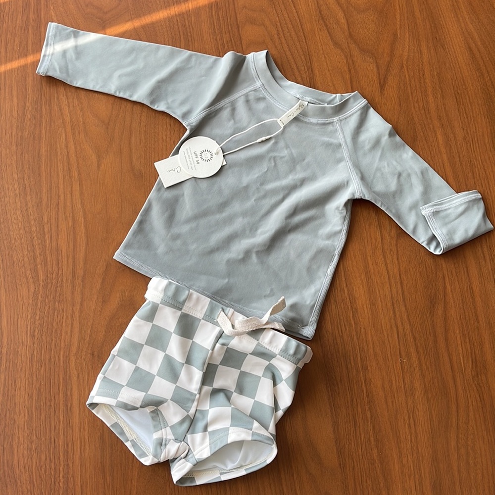 Ruylee & Cru 6-12 month Swim Set